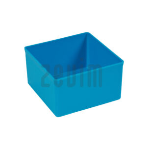 Plastic tray blue 108x108x63 mm