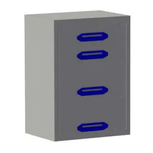Drawer cabinet W0508xD360xH700 mm with 4 drawers (H 2x105; 2x210)