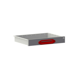 Drawer HD B0447xD360xH070 mm gray/red