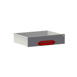 Drawer HD B0447xD360xH105 mm gray/red