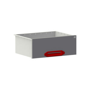 Drawer HD B0447xD360xH175 mm gray/red