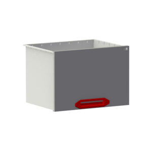 Drawer HD B0447xD360xH315 mm gray/red